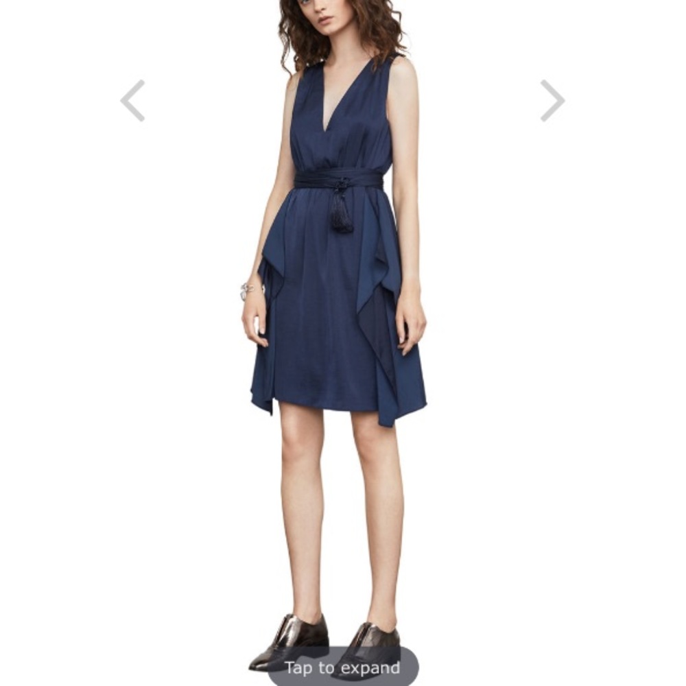 Bcbg Maxazria Cahya Ruffle Satin Dress
